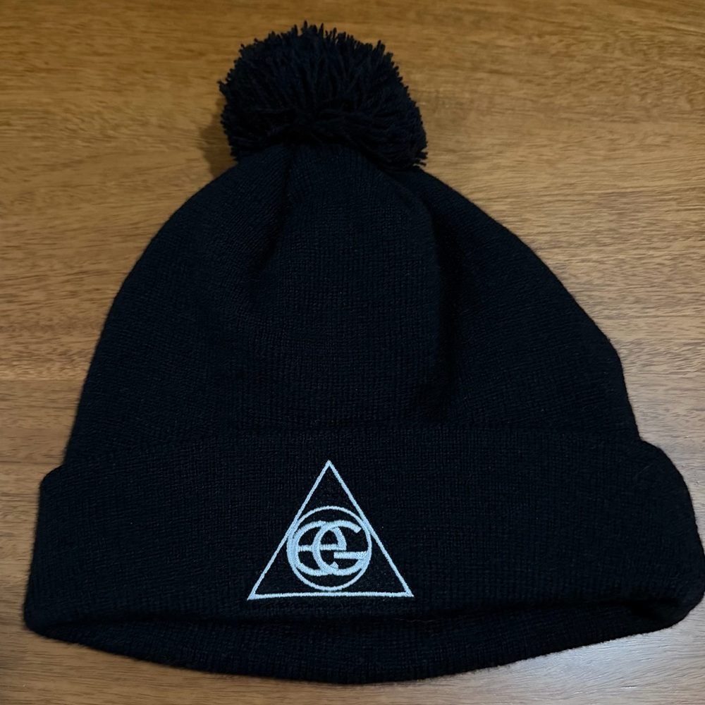 Ellie Goulding Black Beanie with Triangle Logo